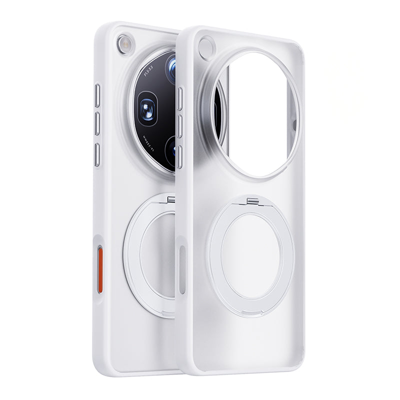 Translucent Frosted Swivel Stand Case