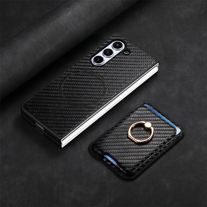 Magnetic Card Holder Carbon Fiber Case