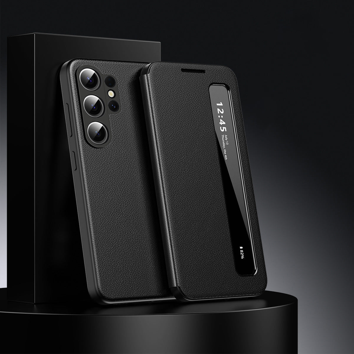 Folding Flip Leather Case