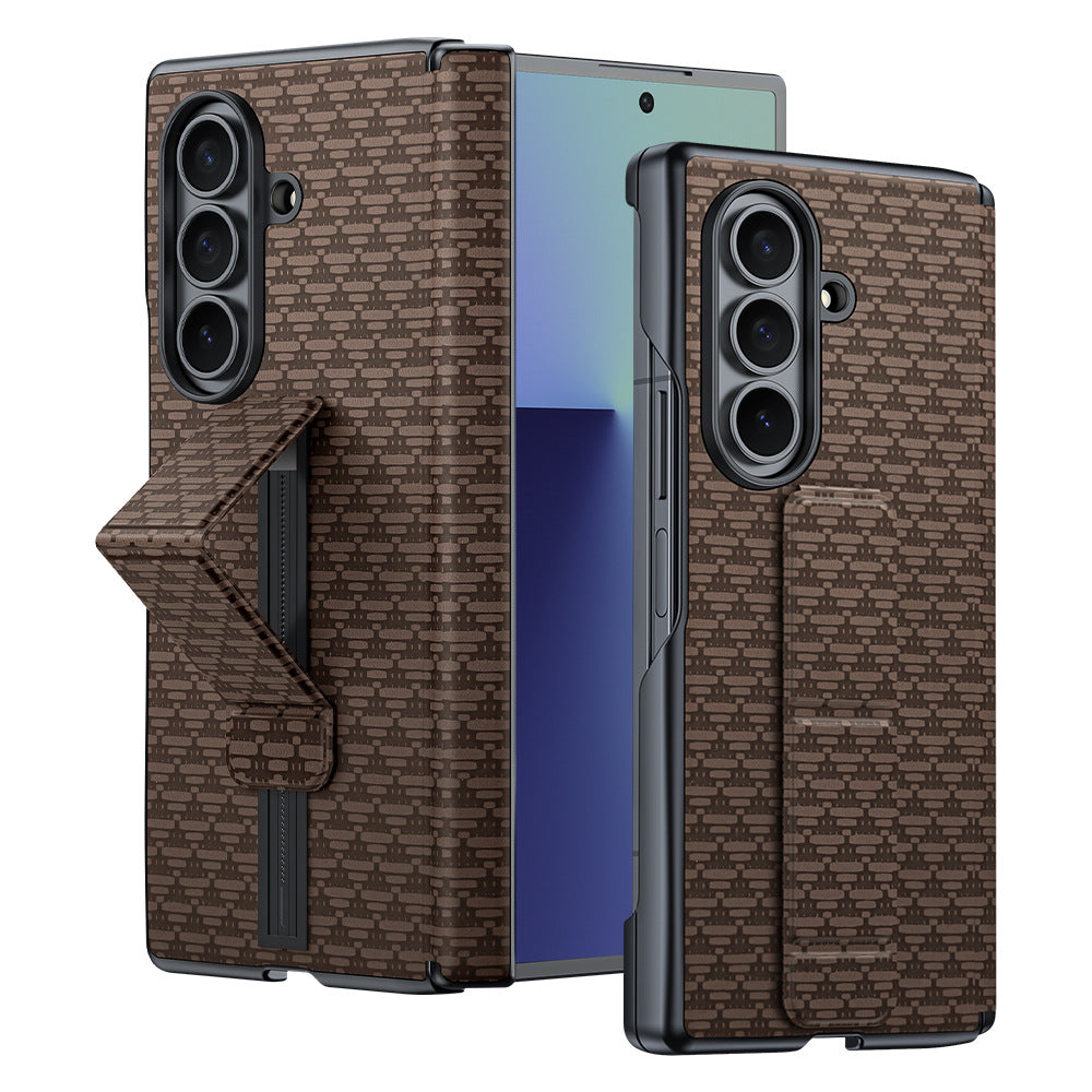 Wristband Bracket Wax Leather Case