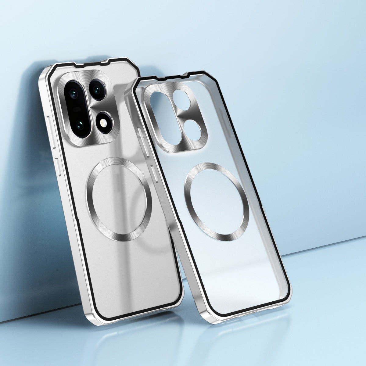 Single-Sided Buckle Metal Frame Case with MagSafe