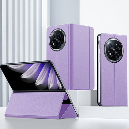 Folding Flip Leather Case