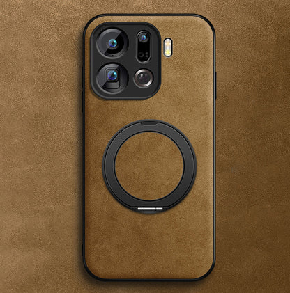 Rotating Ring Leather Case