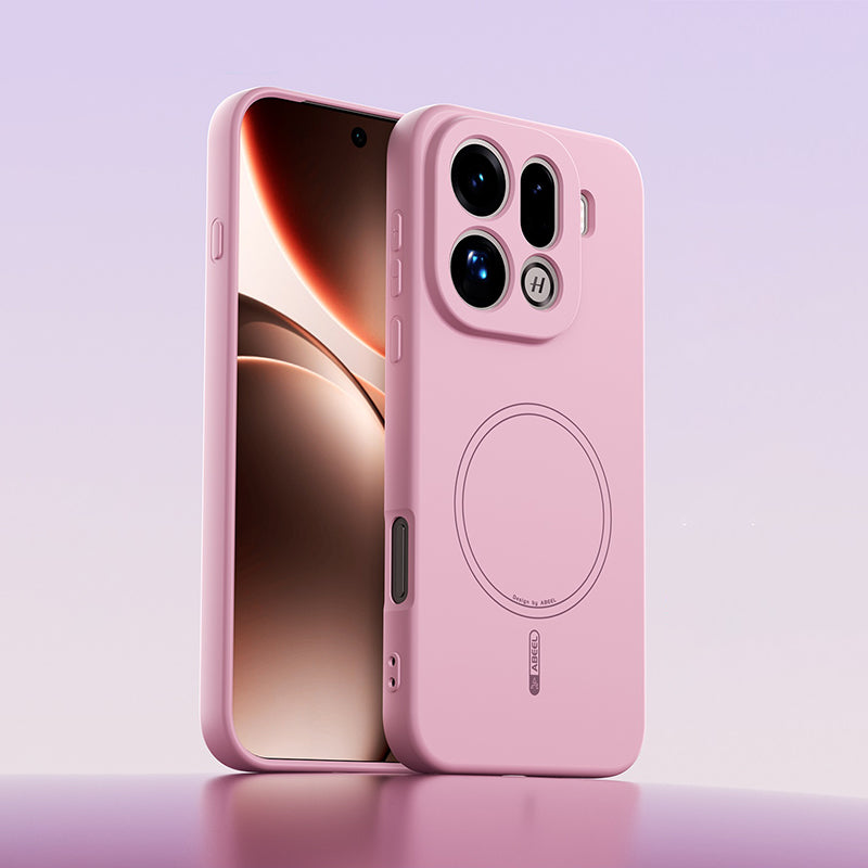 Solid Color Liquid Silicone Case with MagSafe