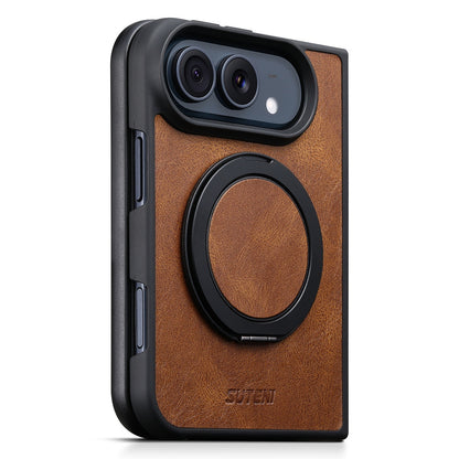 360° Rotating Kickstand Leather Case with MagSafe