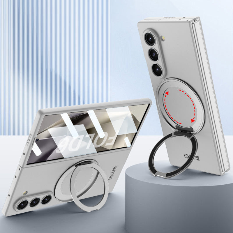 Rotating Magnetic Ring Frosted Case with MagSafe