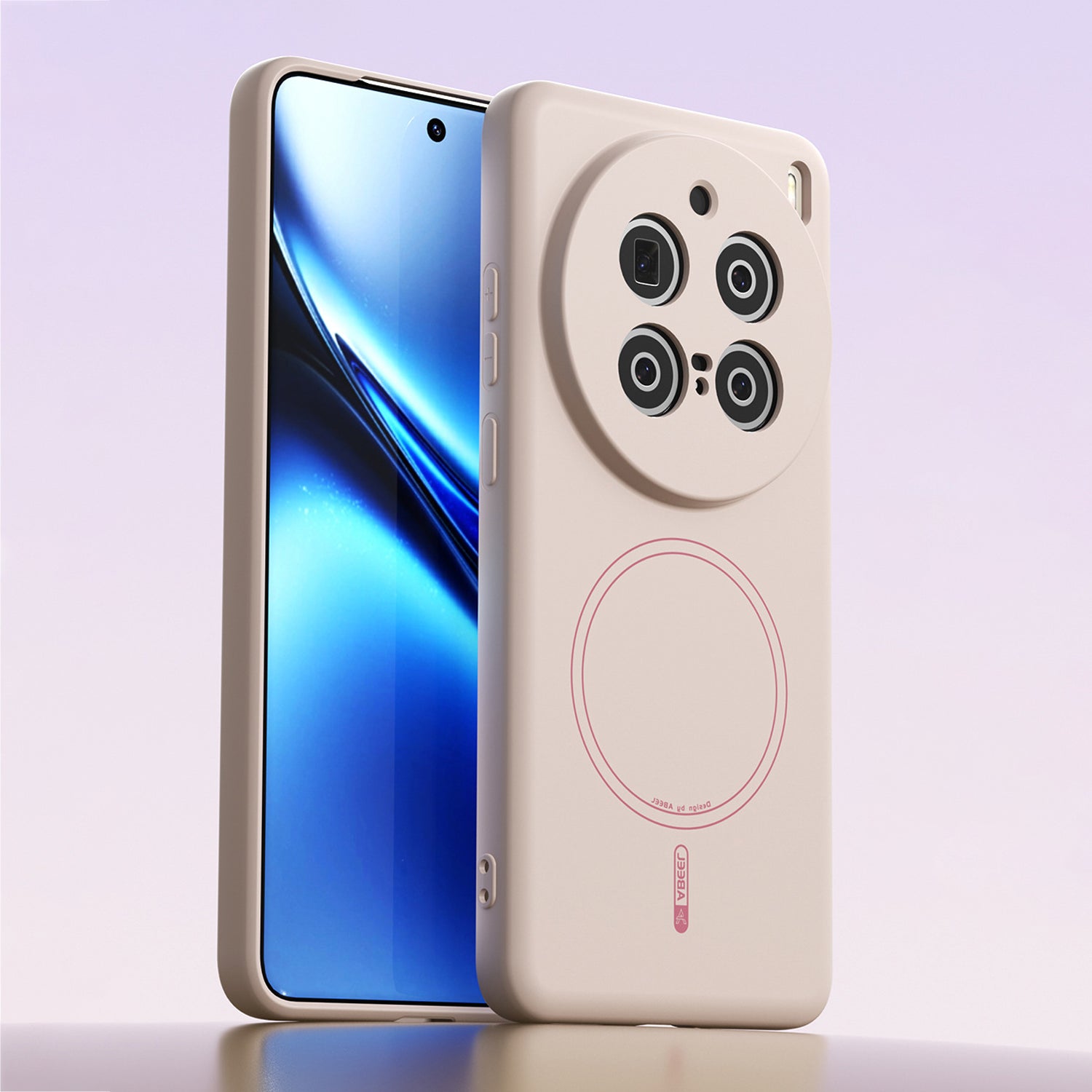 Solid Color Liquid Silicone Case with MagSafe
