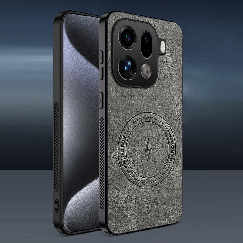 Matte Leather Case with MagSafe