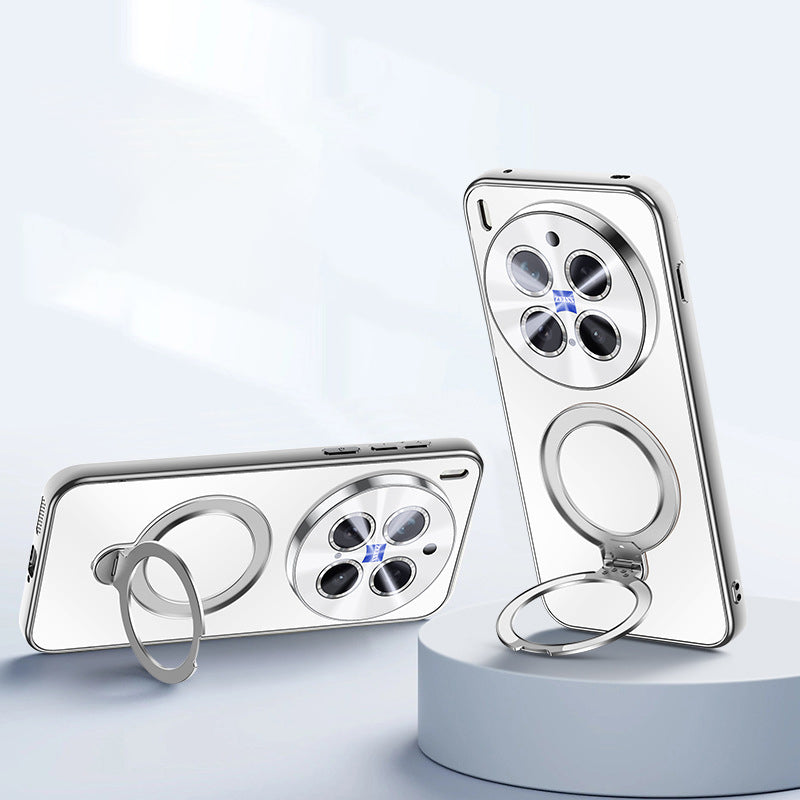 Rotating Magnet Stand Frosted Case with MagSafe