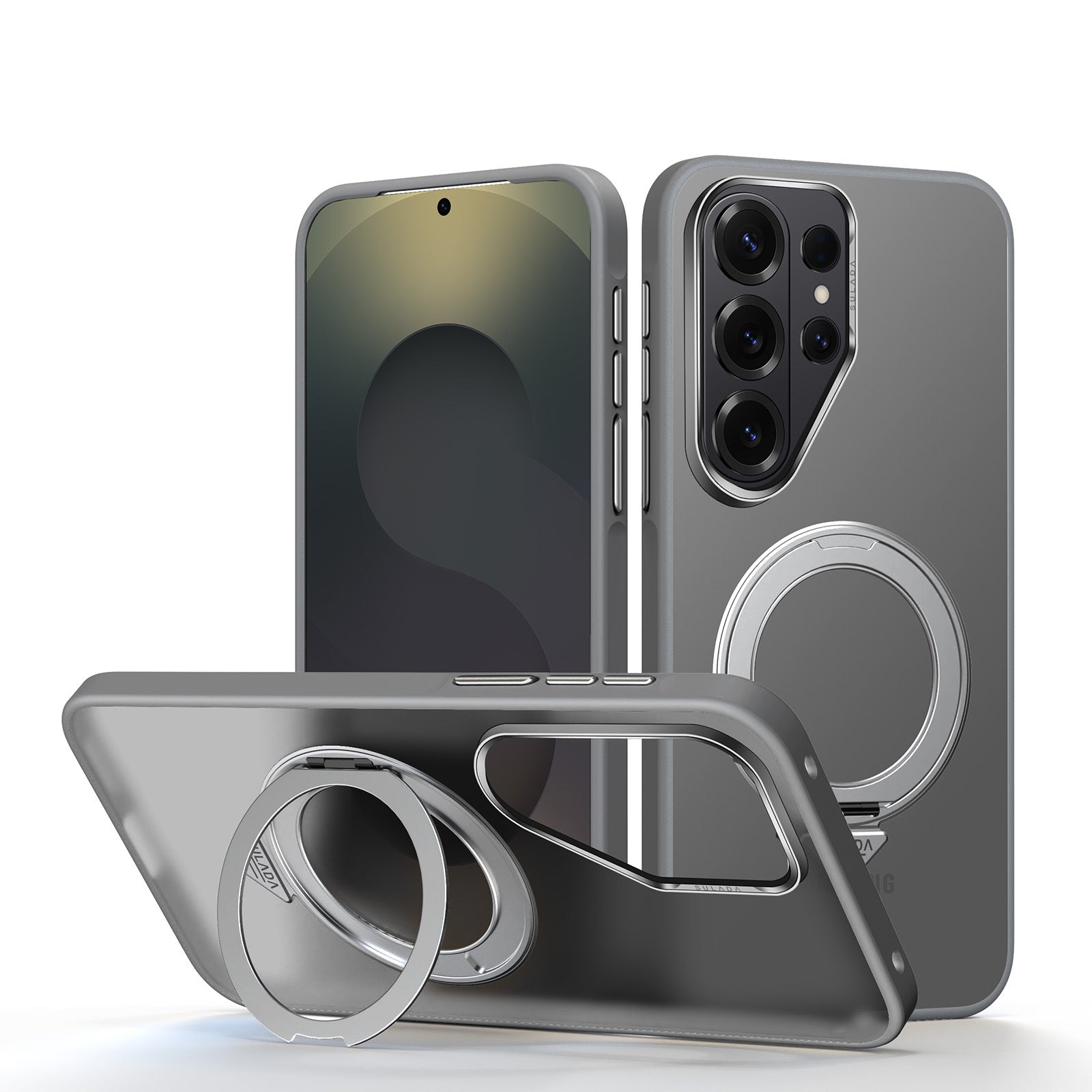 Translucent Frosted Swivel Kickstand Case with MagSafe