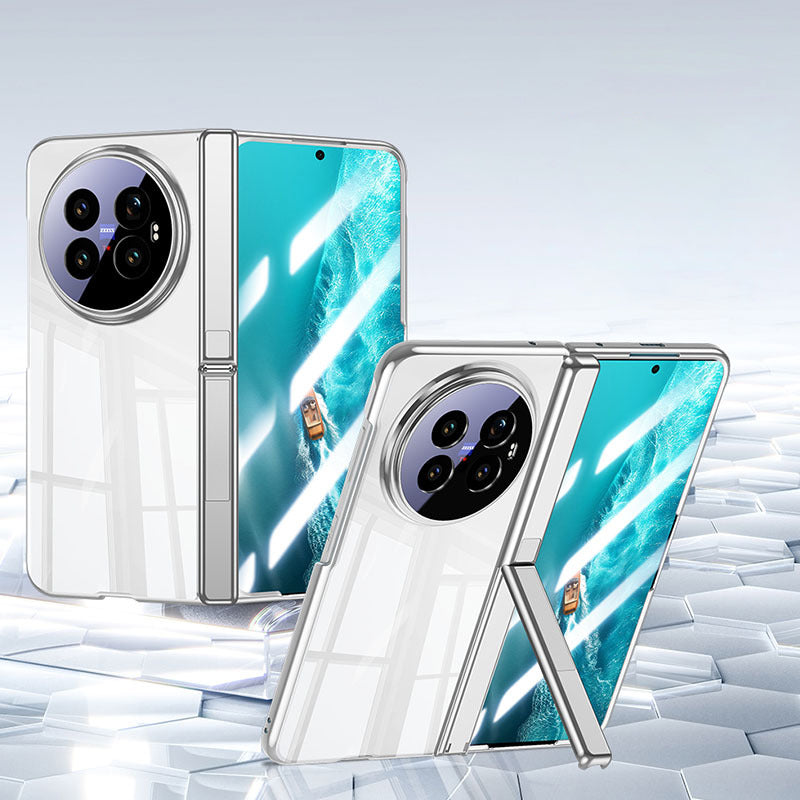 Transparent Electroplated Case with Kickstand