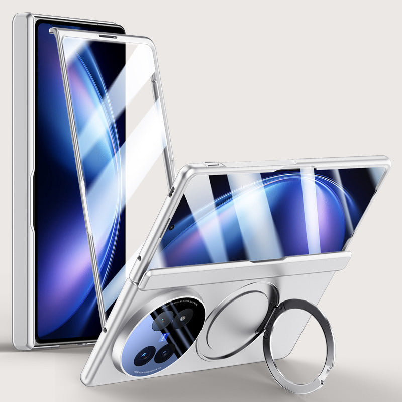 Rotating Magnet Ring Frosted Case with MagSafe