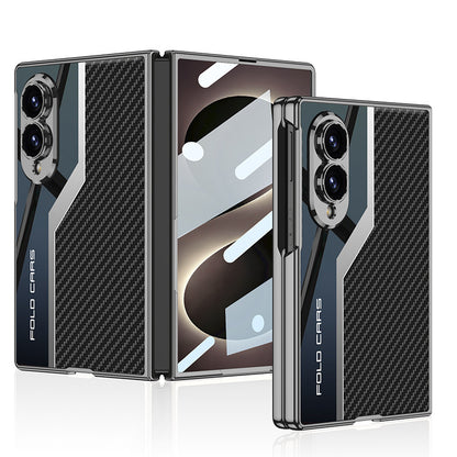 Sci-Fi Design Electroplated Leather Stitching Case