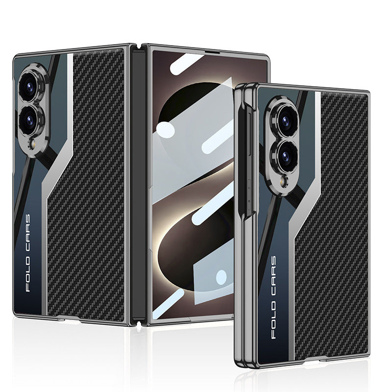 Sci-Fi Design Electroplated Leather Stitching Case