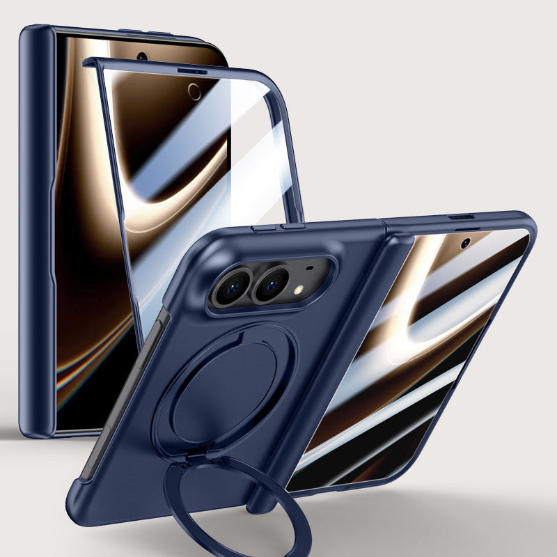 Rotating Magnet Ring Frosted Case with MagSafe
