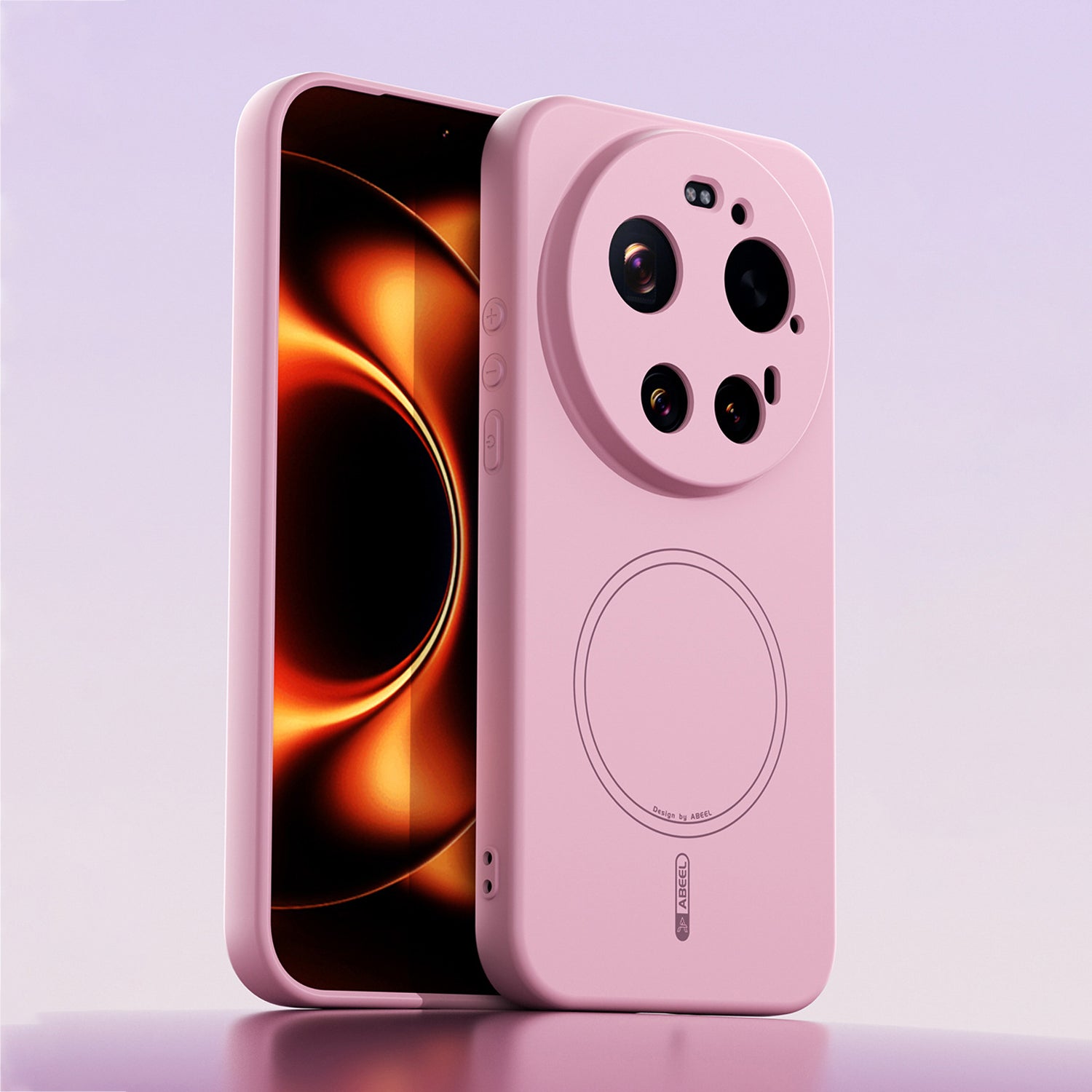 Solid Color Liquid Silicone Case with MagSafe