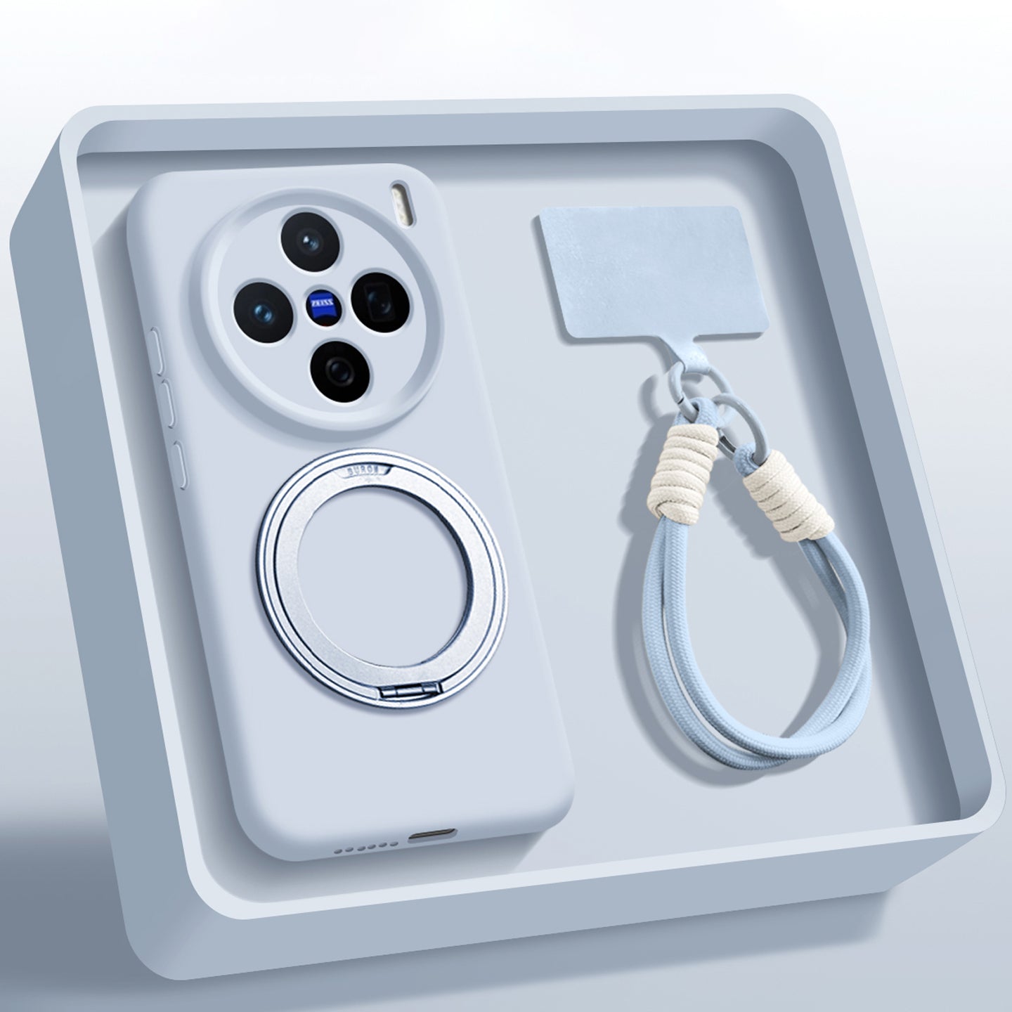 Liquid Silicone Case with Lanyard