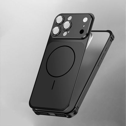 Single-Sided Buckle Metal Frame Case with MagSafe