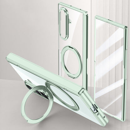 360° Rotating Stand Clear Case with MagSafe