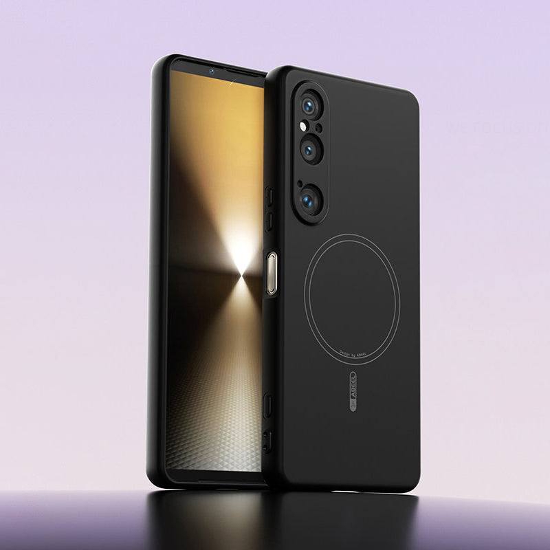 Solid Color Liquid Silicone Case with MagSafe