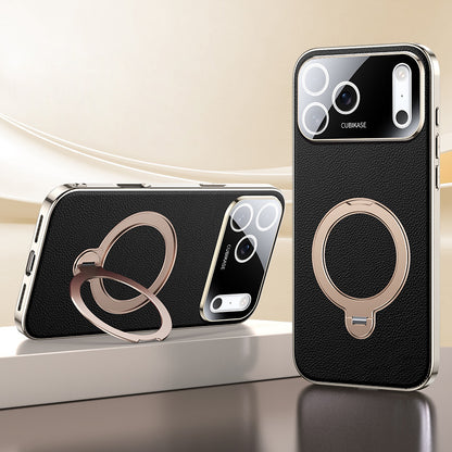 Rotating Ring Leather Case