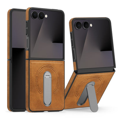Folding Stand Business Leather Case