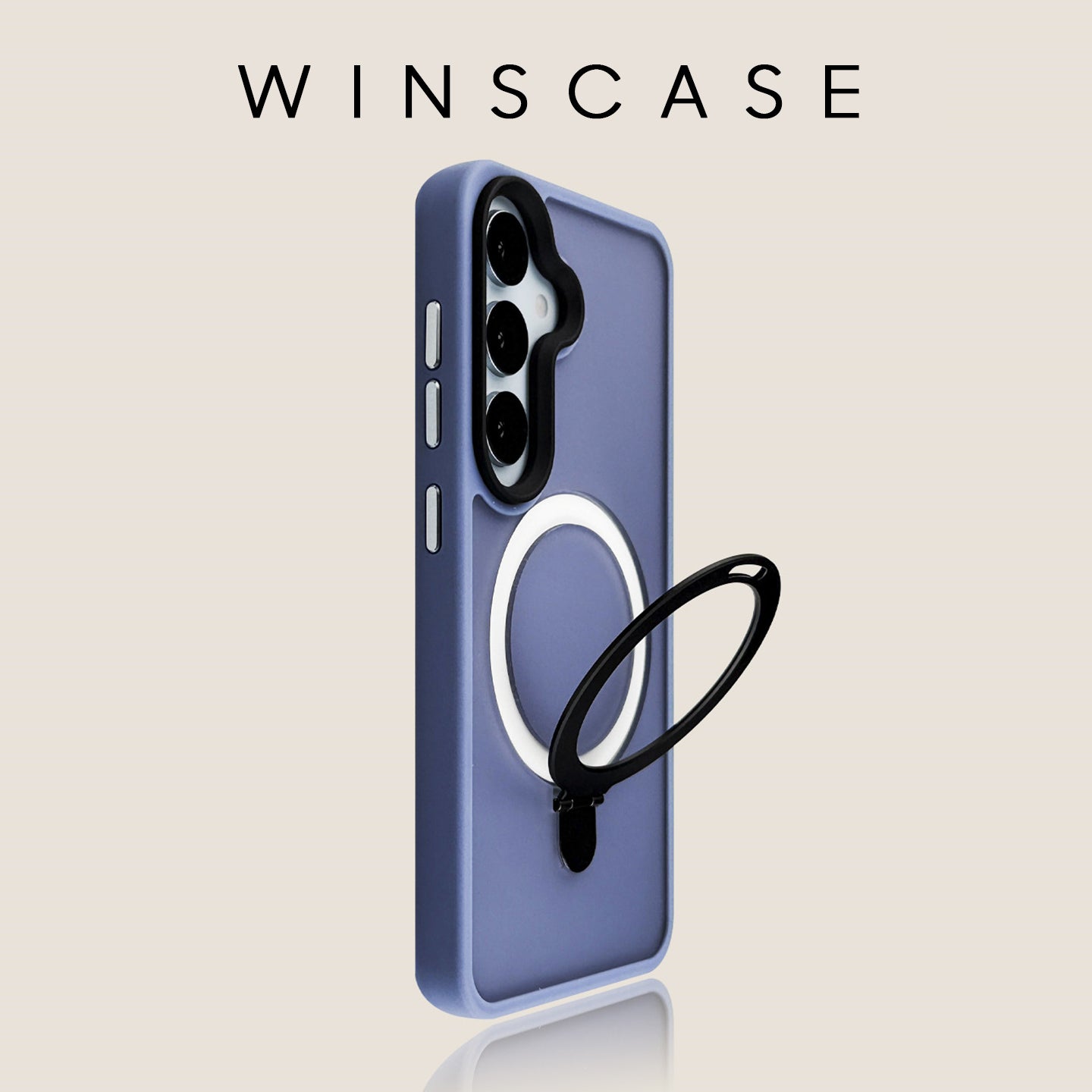 Translucent Frosted Swivel Kickstand Case with MagSafe