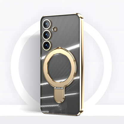 Electroplated Ring Clear Case with MagSafe