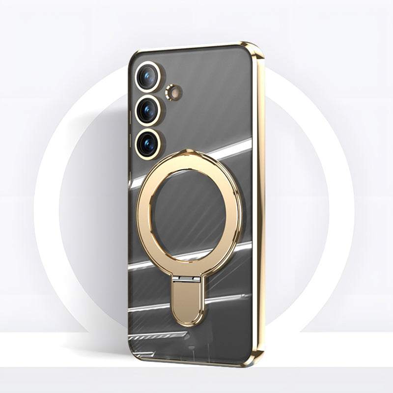 Electroplated Ring Clear Case with MagSafe