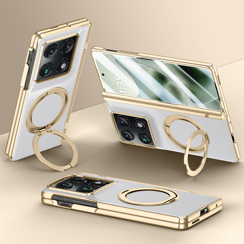 360° Rotating kickstand Leather Case with MagSafe