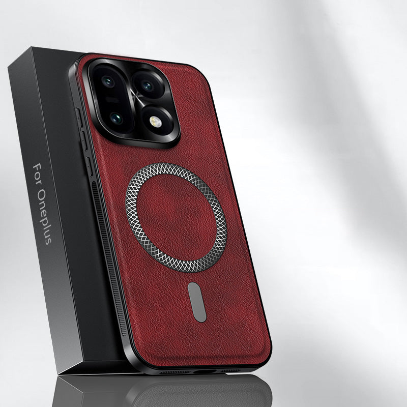 High-Quality Business Leather Case with MagSafe