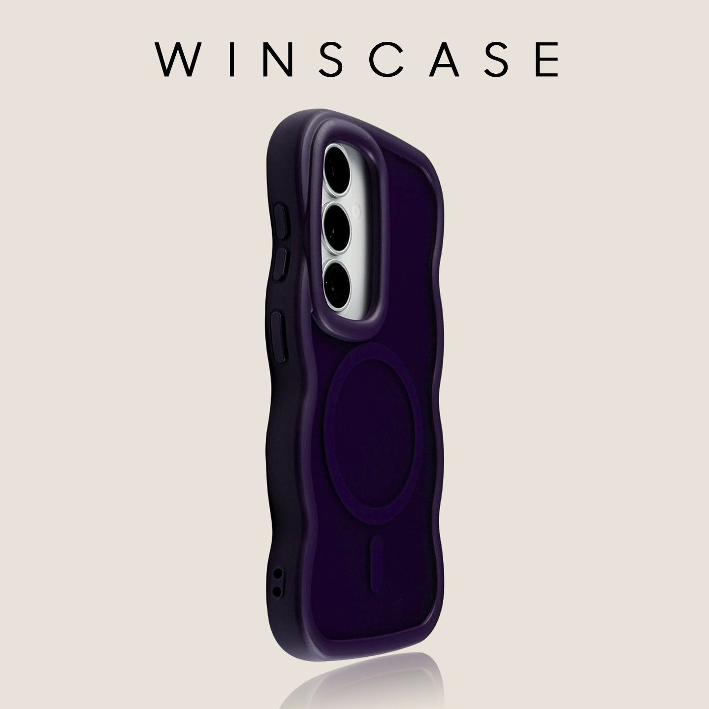 Wave Pattern Translucent Frosted Case