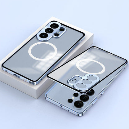 Single-Sided Buckle Metal Frame Case with MagSafe