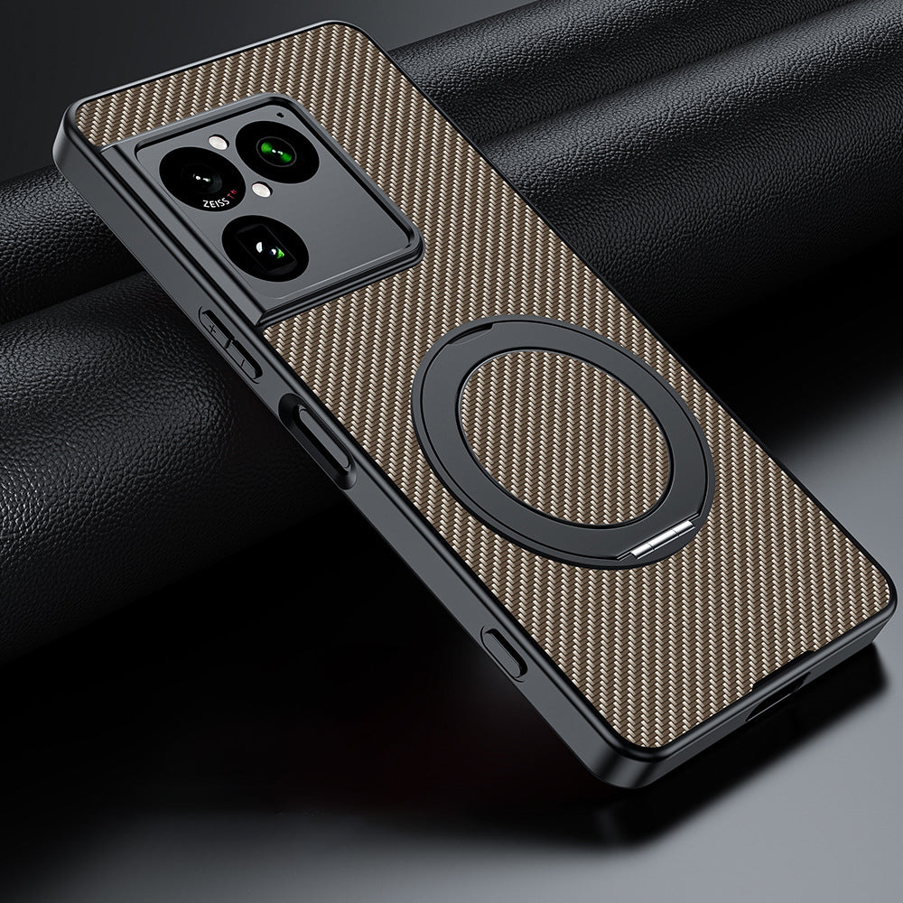 Rotating Ring Leather Case