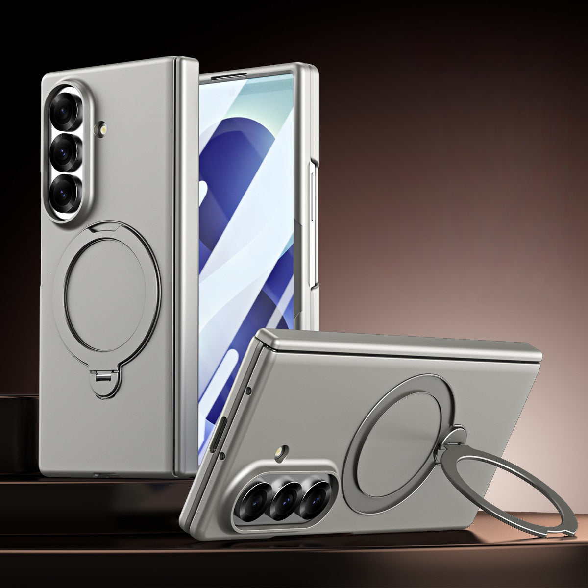 Magnetic Case with 360° Rotating Ring