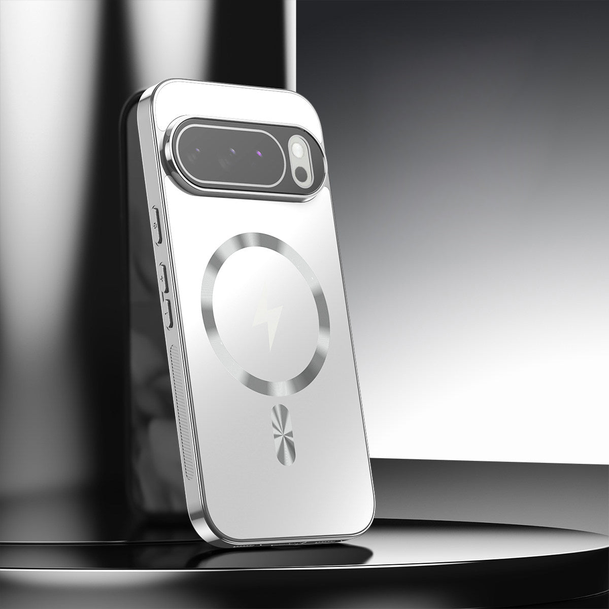 Electroplated Frosted Case with MagSafe