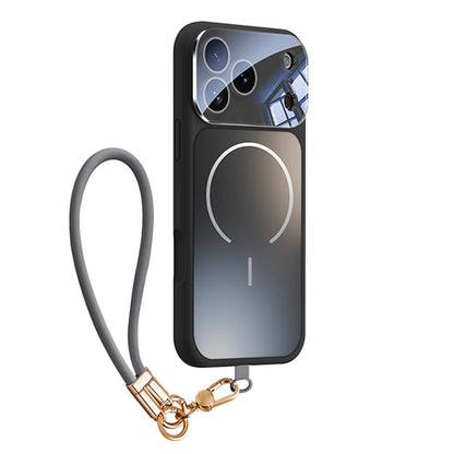 Wrist Strap Frosted Glass Case with MagSafe