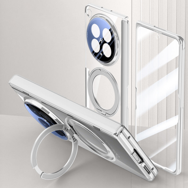 360° Rotating Stand Clear Case with MagSafe