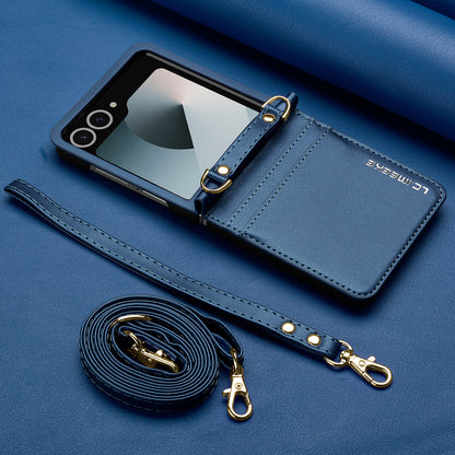 Fashionable Crossbody Card Cell Leather Case