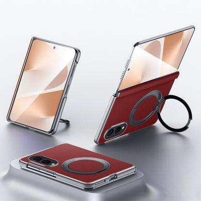 Folding Stand Leather Case with MagSafe