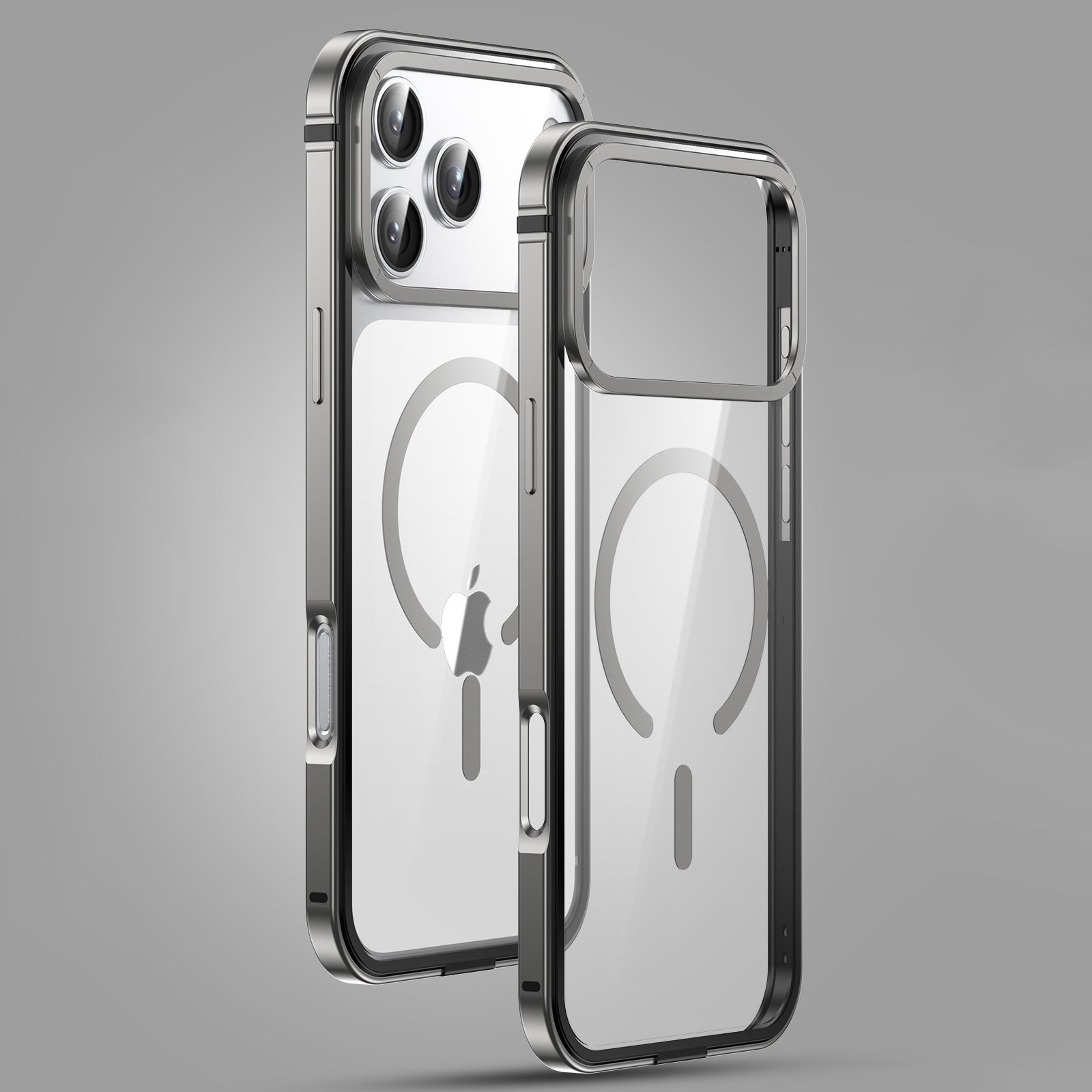 Alloy Frame Transparent Case with MagSafe