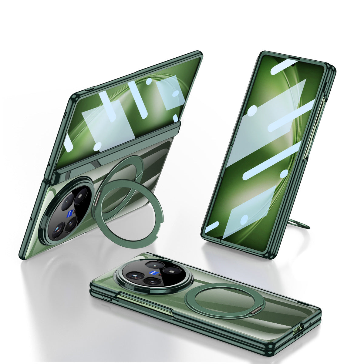 360° Rotating Kickstand Clear Case with MagSafe