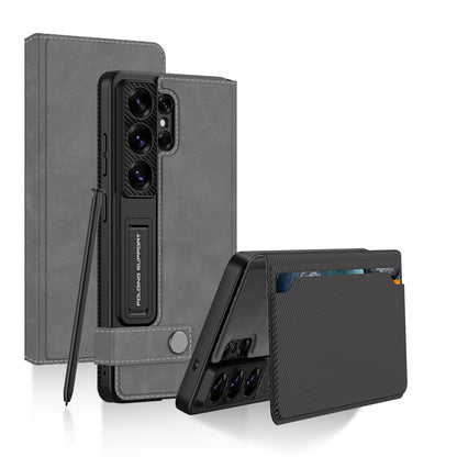 Multifunctional Wallet Card Holder Flip Leather Case