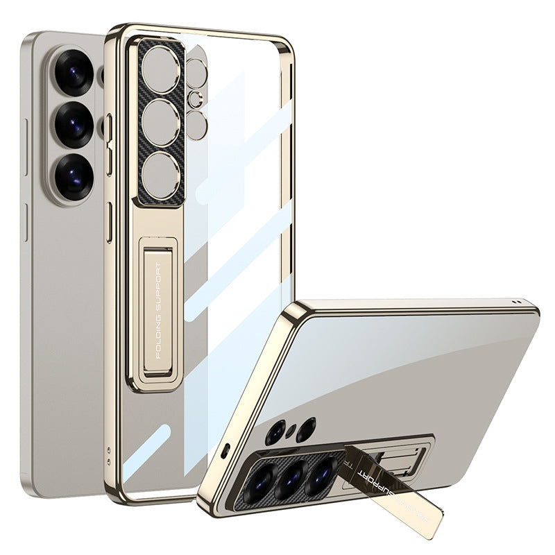 Electroplated Bracket Clear Case