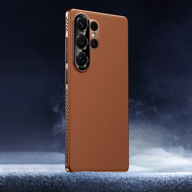 Heat Dissipation Frame Leather Case with MagSafe