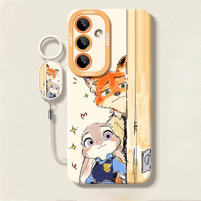 Zootopia Liquid Silicone Lanyard Case