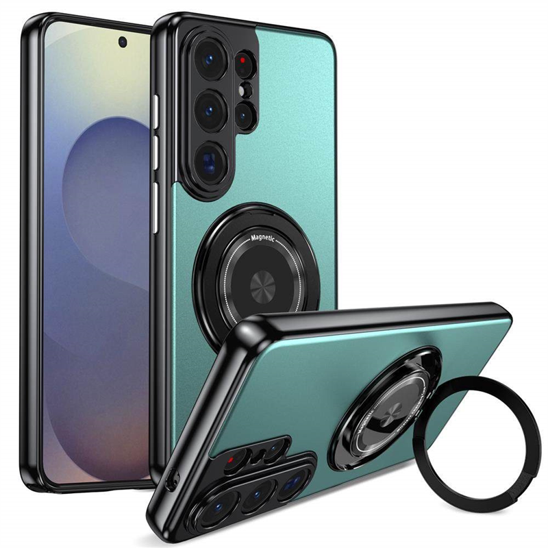 Rotating Magnetic Ring Frosted Case