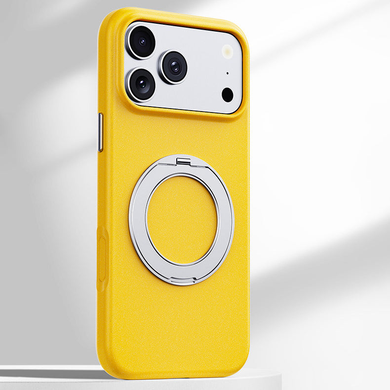 Rock Sand Material Ring Holder Case with MagSafe