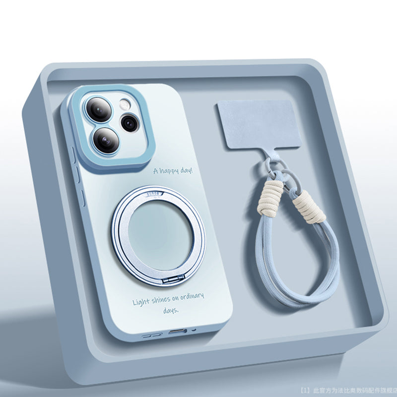 Liquid Silicone Lanyard Case with MagSafe