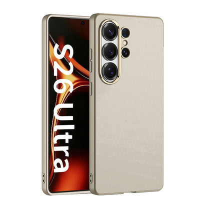 Solid Color Ultra-Thin Frosted Metal Lens Case